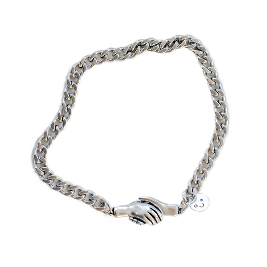 the hand clasp  bracelet