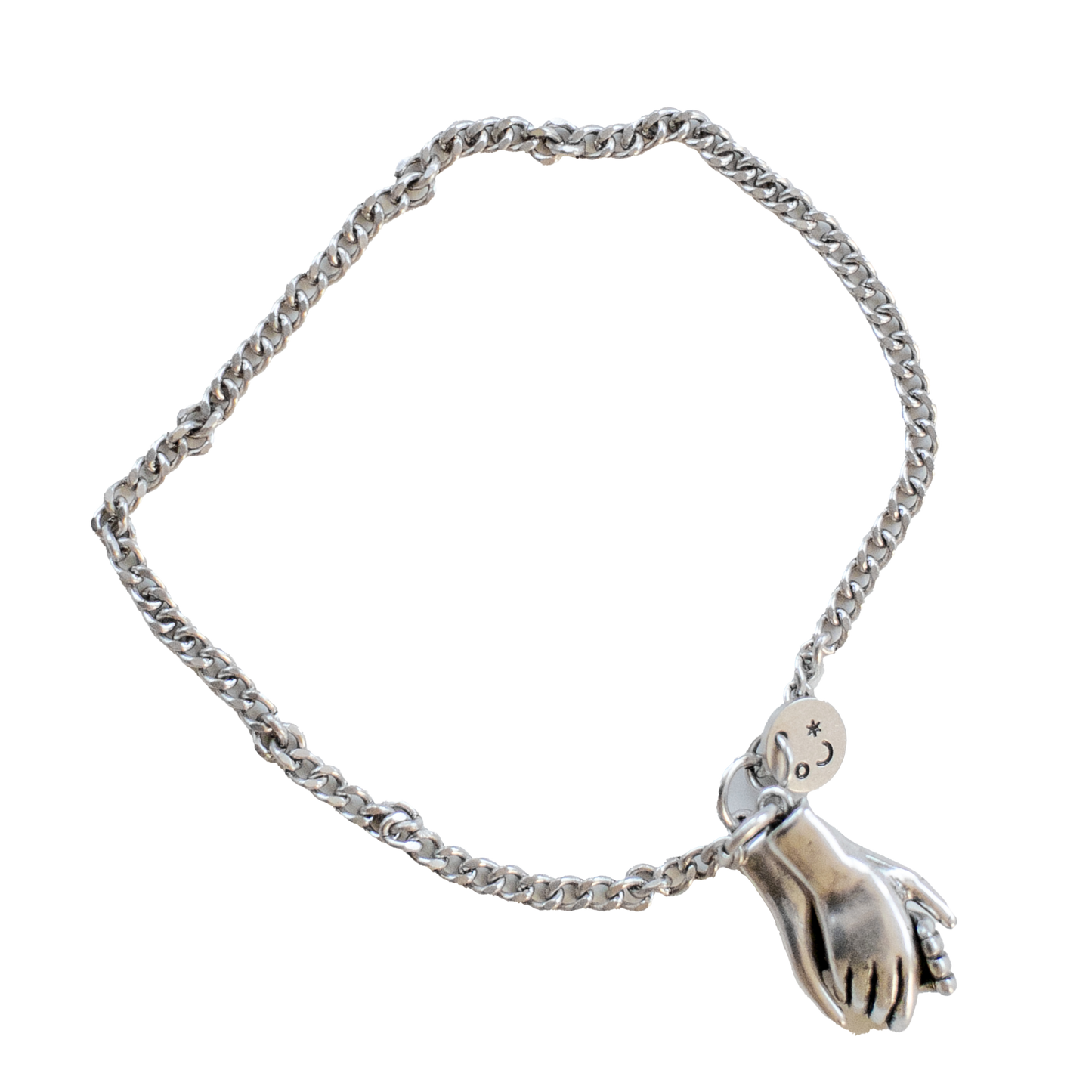 the hand clasp  bracelet